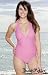 Beach Native® Pink Polka Dot Halter Swimsuit - Women's Swimwear Plus Size Swimsuit