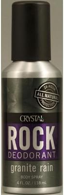 CRYSTAL DEODORANTS ROCK BDY SPRY,GRANIT RAIN, 4 FZ