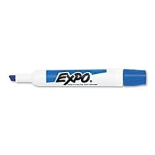 Expo Original Chisel Tip Dry Erase Markers, 12 Blue Markers (83003)