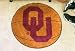 NCAA OKLAHOMA SOONERS BASKETBALL SHAPED DOOR MAT RUG