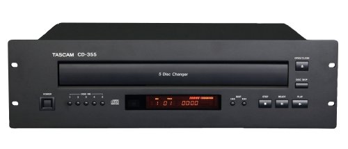 Tascam CD-355 5 Play CD Player With Rack Mount