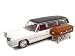 1966 Cadillac Limo Hearse White 1:18 Precision Model