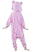 Newcosplay Unisex Children Pig Pyjamas Halloween Kids Onesie Costume (125)