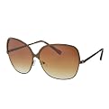 Women's Xhilaration&reg; Metal Retro Sunglasses - Matte Coffee