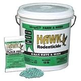 Hawk Rodenticide Pellets, 12 Lbs