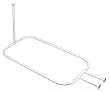 Zenith 34941 Hoop Shower Rod, White