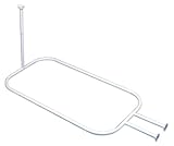 IMAGE OF Zenith 34941 Hoop Shower Rod, White