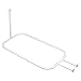 Zenith 34941 Hoop Shower Rod, White