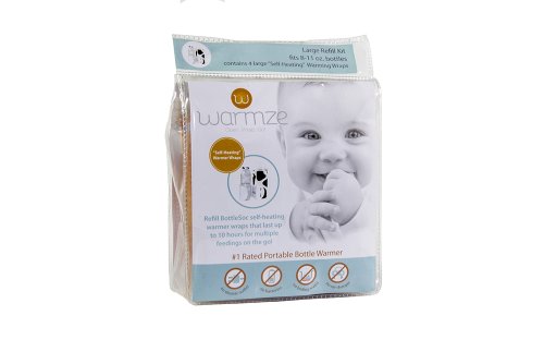 Warmze 4 Count Refill Warming Wraps Black White LargeB00CPO8JPW