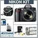 Nikon D90 Digital SLR Camera/ Lens Kit, with AF-S DX NIKKOR 18-105mm f/3.5-5.6G ED VR Lens, 8GB SD Memory Card,Spare EN-EL3e Lithium-Ion Rechargeable Battery, Slinger Camera Bag, USB 2.0 SD Card Reader, Professional Lens Cleaning Kit