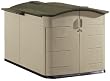 Rubbermaid Slide-Lid Storage Shed 3752, Grey Roof, 92-cubic ft