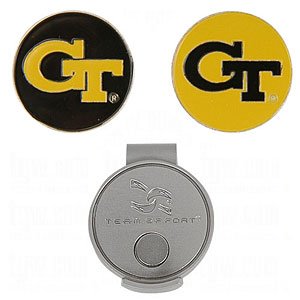 Georgia Tech Hat Clip and Ball Markers