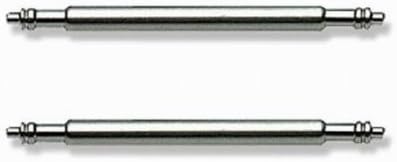 24MM WATCH PINS * Set Of Two 24 mm Spring Bar Pins * For Attaching Watch Band