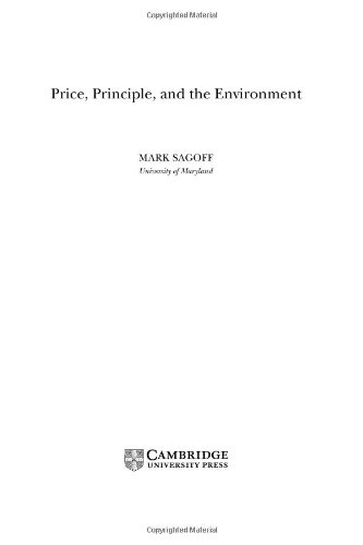 Price, Principle, and the Environment