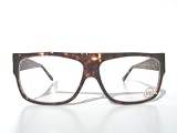 Tortoise Brown 80's Old Skool Rap Rectangular Hip Hop Vintage Eyeglasses / Eyeglass Frames / Mens Glasses