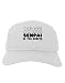 TooLoud Kawaii in the Streets Senpai in the Sheets Adult Baseball Cap Hat - White