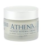 New Athena Night Care 1 Oz Nightly Renewal Cream Combines Organic Calendula & Organic Chamomile Oil
