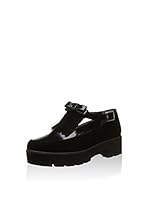 Lua Lua Zapatos Lazo (Negro)