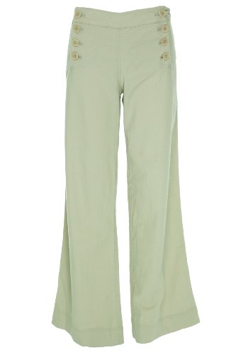 Studio M Button Front Wide Leg Pants Khaki 14 Studio M Button Front Wide Leg Pants Khaki 14