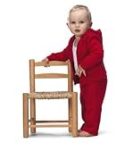 Baby Infant Full-Zip Hooded Sweatshirt, Color: Red, Size: Medium