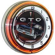 GTO, Neon Clock, Bright Double 18 inch Neon