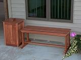 Prairie Leisure Backless Bench Spanish Cedar