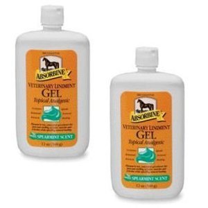 Absorbine Veterinary Liniment Gel (Two 12-oz Squeeze Bottle)