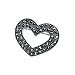 Marcasite Set Silver Brooch