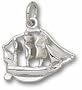 Small "Sailboat" Charm - Sterling Silver Jewelry