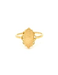 14K Yellow Gold Signet Ring