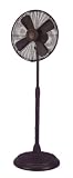 Hunter Fans 90161 17" Bamboo Garden Traditional Outdoor Cocoa Floor Fan