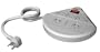 Westinghouse 00355 5-Outlet Corner Power Strip, White, 3 Ft