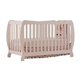 Stork Craft Monza II Fixed Side Convertible Crib, White