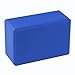 YogaAccessories 4'' Foam Yoga Block - Blue