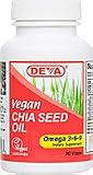 Deva Vegan Chia Seed Oil -- 90 Vcaps