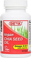 Deva Vegan Chia Seed Oil -- 90 Vcaps