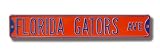 FLORIDA GATORS FLORIDA GATORS AVE Orange AUTHENTIC METAL STREET SIGN (6 X 36)