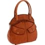 Lucky Brand Roadside Attraction Leather Bowler Bag - Western Brown