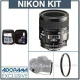 Nikon 60mm f/2.8D AF Nikkor Lens Kit with 5 Year U.S.A. Warranty, Tiffen 62 ....