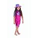 Girls size 4 Sun UV Protective Rashguard Swimsuit swim shirt & shorts SPF+50 Swim Suit for Kids Age 4 Years Old