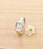 TWO-TONE CUFF BRACELET WATCH
