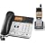 AT&T TL76108 5.8GHz TWO-LINE Digital Corded/Cordless Answering System (Titanium and Metallic Charcoal)