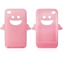 全8色 Silicone Case For iPod Touch 4(Pink) iPod Touch 4 シリコン ケース 天使 ピンク 液晶保護フィルム USB充電ケーブル付 (433-4)