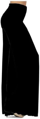Sanctuarie Designs Women's Plus Size Solid Wide Slinky Palazzo Pants
