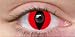 Red Cat / zombie Halloween Theatrical Lenses/non Prescription