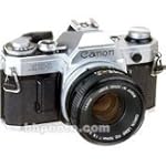[USED] AE-1 35mm SLR Manual Focus Camera (Chrome) with 50, , 35mm Cameras