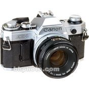 [USED] AE-1 35mm SLR Manual Focus Camera (Chrome) with 50, , 35mm Cameras