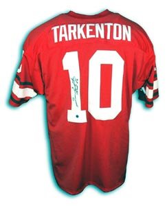 Fran Tarkenton Signed Georgia Bulldogs Throwback Jersey - HOF 86