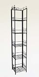 5-tier Rack in Black ADS6076-bk