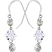 Handcrafted Crystal Aurora April Birthstone Earrings MADE WITH SWAROVSKI ELEMENTS